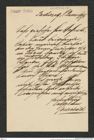 Nachlass Franz Steindachner, Brief von Johann Schild an Franz Steindachner (08.12.1898), Inv.Nr. 449.07, Seite 1